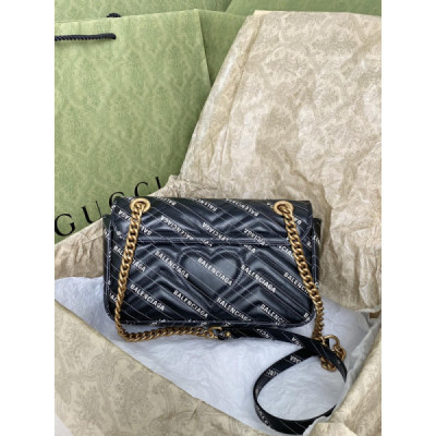 Gucci&Balenciaga Marmont Bag-26*15*7CM