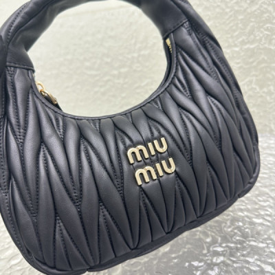 MiuMiu Wander Hobo Bag-20*6*17CM
