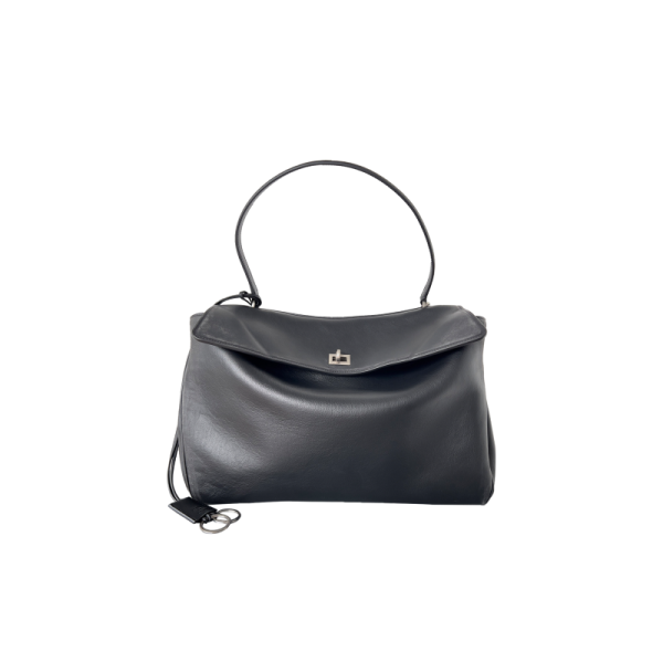 BALENCIAGA WOMEN’S RODEO LARGE HANDBAG IN BLACK 7954562AA4V2002 (39.8*29.9*12.9cm)