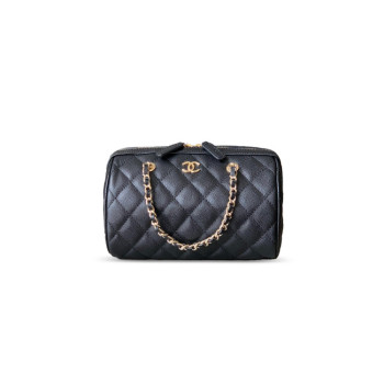 CH@NEL MASTER CLUTCH WITH CHAIN AP4515 (18*11.5*11cm)
