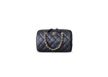 CH@NEL MASTER CLUTCH WITH CHAIN AP4515 (18*11.5*11cm)