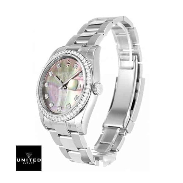 Rolex Datejust Diamond Bezel Pink Dial 116244 Oyster Replica