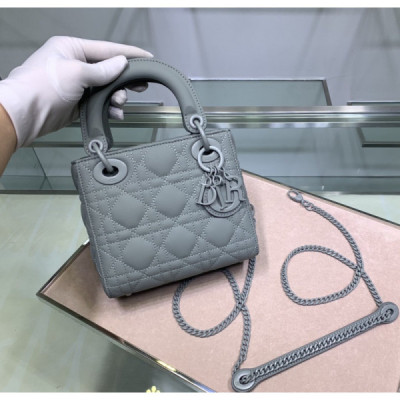 Lady Diro With Lambskin-17*15*8CM