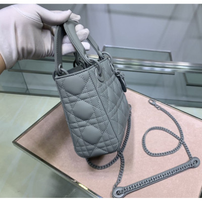 Lady Diro With Lambskin-17*15*8CM