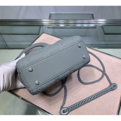 Lady Diro With Lambskin-17*15*8CM