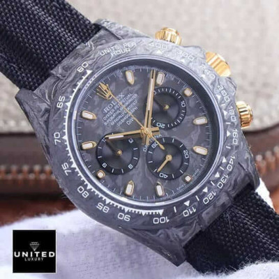 Rolex Daytona DiW NTPT Carbon 46490 All Carbon Lemon Edition Replica