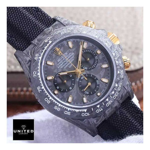 Rolex Daytona DiW NTPT Carbon 46490 All Carbon Lemon Edition Replica