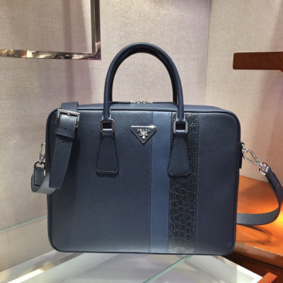 Prada Saffiano Top HandleBag-2VE011D-36*28*6.5CM