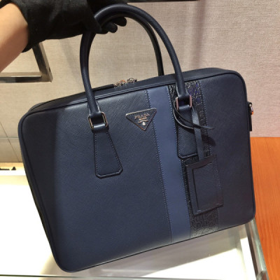 Prada Saffiano Top HandleBag-2VE011D-36*28*6.5CM