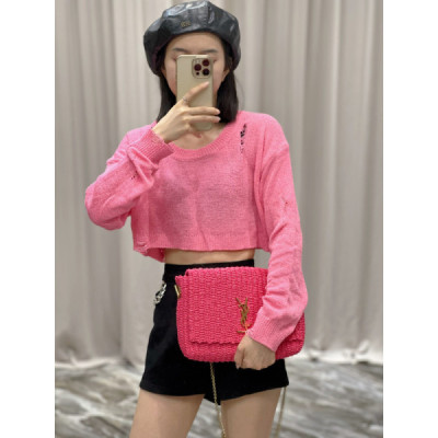 YSL Kate With Raffia-28.5×20×6CM