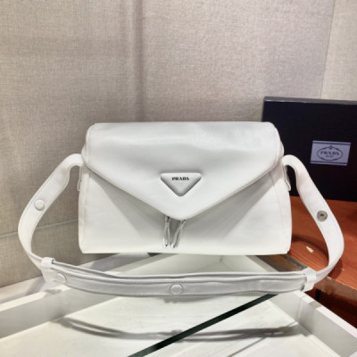 Prada Lambskin Shoulder Bag-1BC165-32*21*12CM