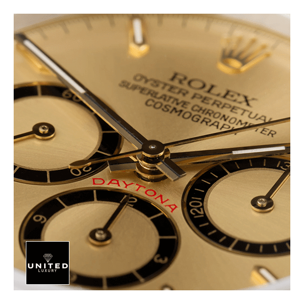 Rolex Daytona Cosmograph Yellow Gold Champagne Dial 16523 Replica