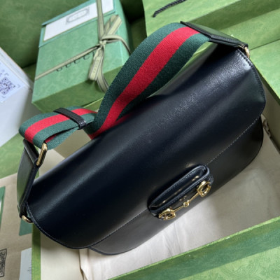 Gucci 1955 Horsebit Shoulder Bag-30*21*7.5CM