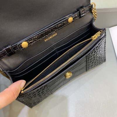 Balenciaga Hourglass Wallet On Chain-19*4*12CM