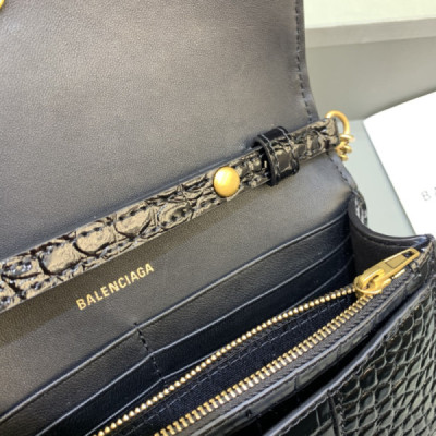 Balenciaga Hourglass Wallet On Chain-19*4*12CM