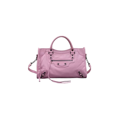 Balenciag Women’s Le City Bag in Optic Pink-38*24*14CM