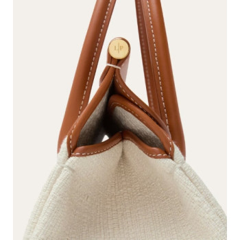 LORO PIANA Loom bag L25 Cotton&Calfskin