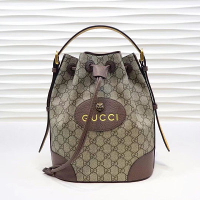 Gucci GG Supreme Bucket-20*22*14CM