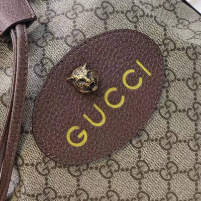 Gucci GG Supreme Bucket-20*22*14CM