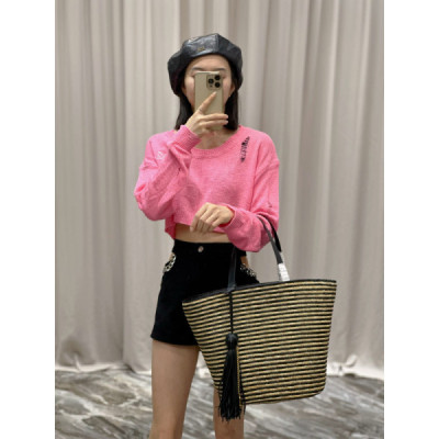 YSL Raffia Rattan Bag-30×28×15CM