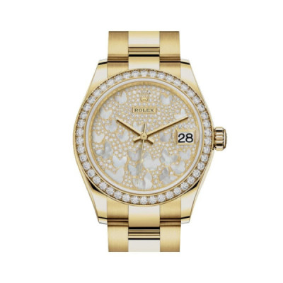 Rolex Datejust 278288RBR Diamond Mother Pearl Butterfly Dial Replica