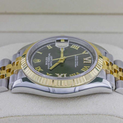 Rolex Datejust 126283RBR Green Roman Dial Replica
