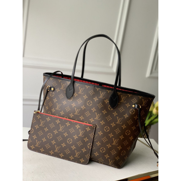 Louis Vuitton Neverfull MM (Red Inside) -32*29*17CM