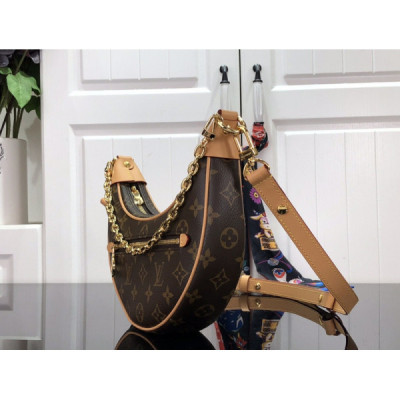 Louis Vuitton Loop Handbags-M40511-23*13*6CM