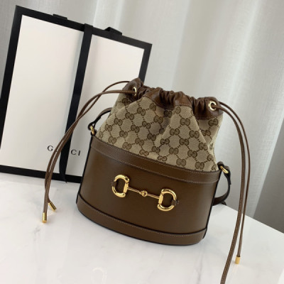 Gucci 1955 Horsebit Bucket Bag-22*25*12CM