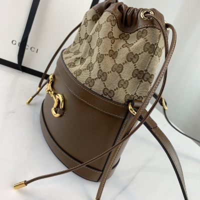 Gucci 1955 Horsebit Bucket Bag-22*25*12CM