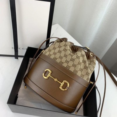Gucci 1955 Horsebit Bucket Bag-22*25*12CM