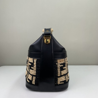 FendI Raffia Bag-35 x22 x18CM