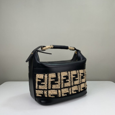 FendI Raffia Bag-35 x22 x18CM