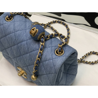 Ch@nel Flap Bag-13*18*7CM