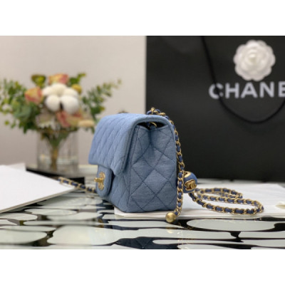 Ch@nel Flap Bag-13*18*7CM