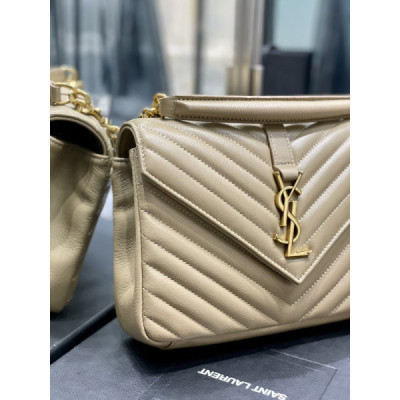 YS L Monogram College Bag-24*17*7CM