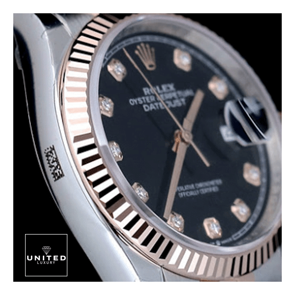Rolex Datejust 126231 Black With Diamond Dial Replica