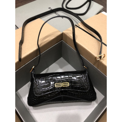 Balenciag XX Flap Bag Crocodile Embossed-27*4.8*15.5CM