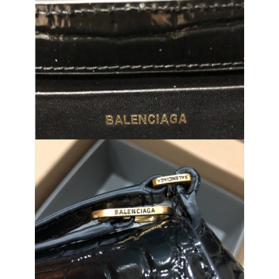 Balenciag XX Flap Bag Crocodile Embossed-27*4.8*15.5CM