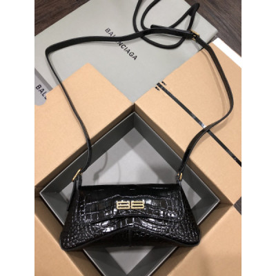 Balenciag XX Flap Bag Crocodile Embossed-27*4.8*15.5CM