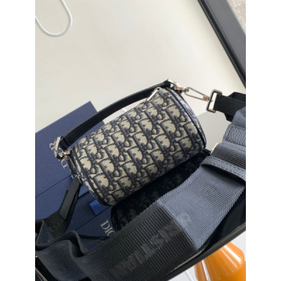Diro Oblique Roller  Barrel Crossbody Bag-17*11.5*11.5CM
