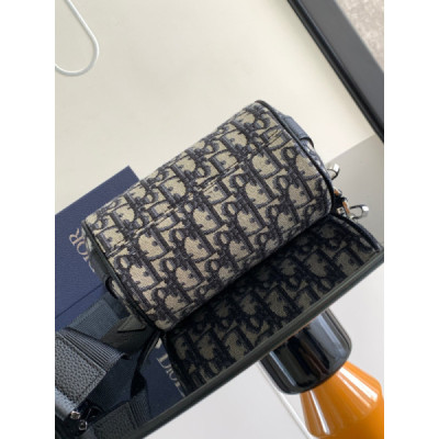 Diro Oblique Roller  Barrel Crossbody Bag-17*11.5*11.5CM