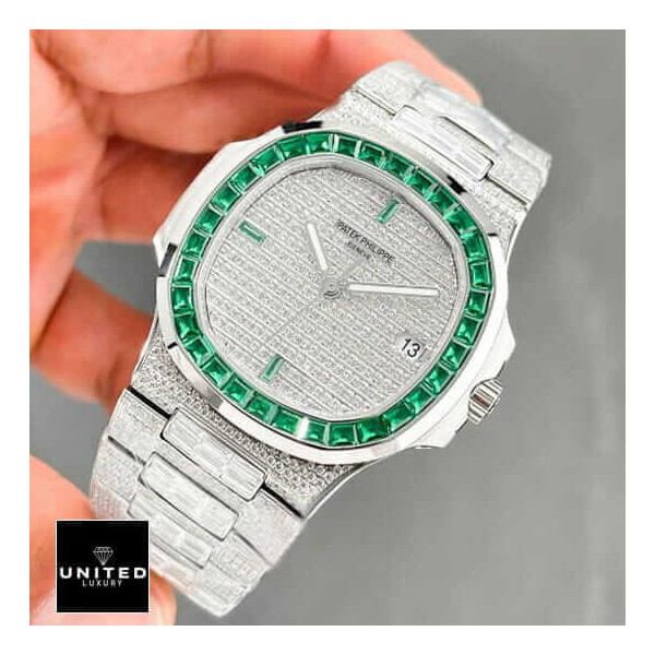 Emerald Bezel 5711 Replica