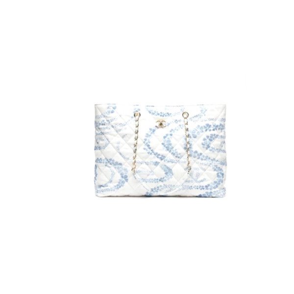 CH@NEL MASTER SHOPPING BAG PRINTED DENIM AS5429 (37*28.5*13cm)