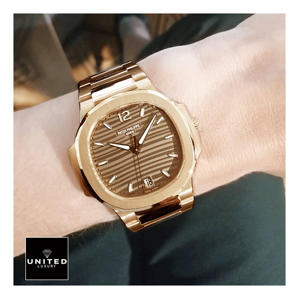 Patek Philippe Nautilus Ladies Rose Replica