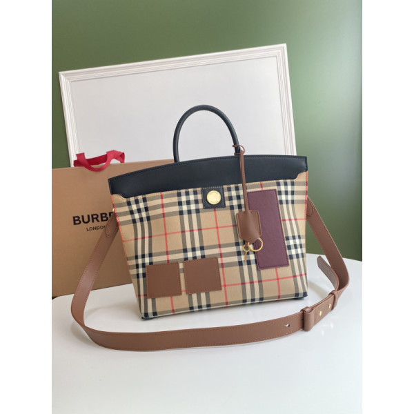 Burberry Society Vintage Tote-28*36*29CM