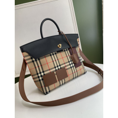 Burberry Society Vintage Tote-28*36*29CM