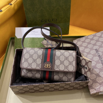 Gucci&Balenciaga Crossbody Bag-19.5x12x3CM