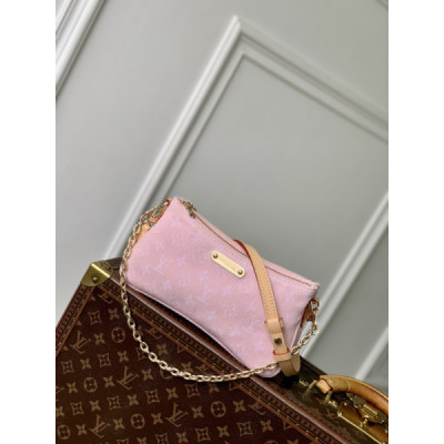 Louis Vuitton Liv Pochette Monogram Denim Bag -M14159-13.5 x 6.5 x 24.5CM