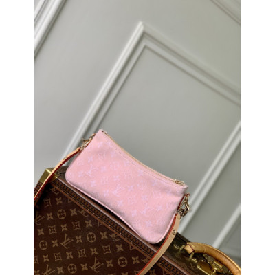 Louis Vuitton Liv Pochette Monogram Denim Bag -M14159-13.5 x 6.5 x 24.5CM